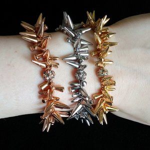 Renegade Cluster Bracelet, gold